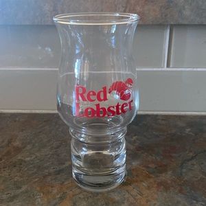 Vintage Red Lobster Glass